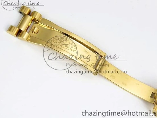 MiroTime 0324 Day Date 36 YG RAF Best Edition Brown Wave Dial on YG Bracelet A Effortless 1383